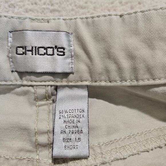Chico's Beige Mid-rise Jeans Size 1.5 Short (10 Short) - Picture 6 of 12